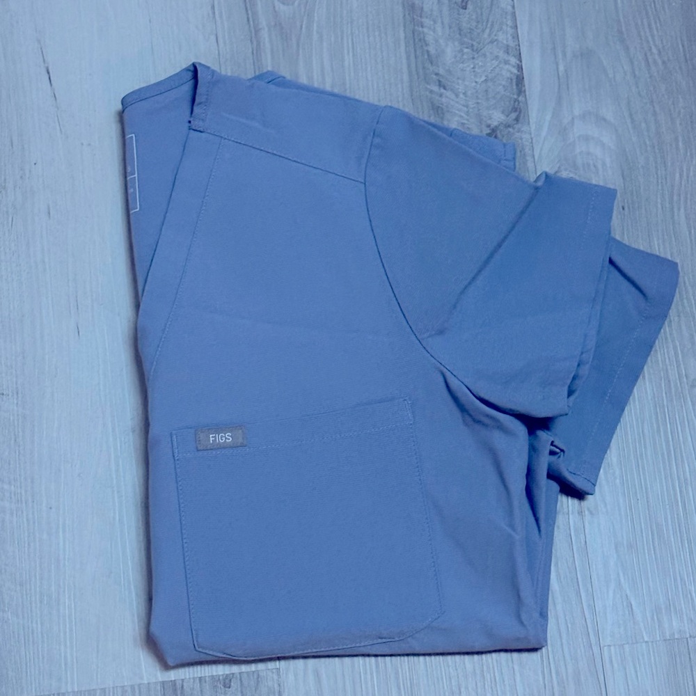 Figs Catarina Top Vapor Blue XS